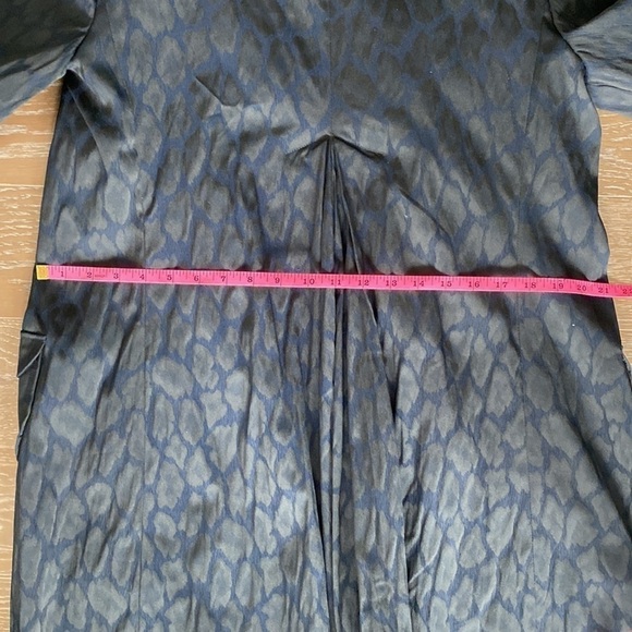 Eci New York Short Sleeve Leopard Print Dress Coat | 12 - Picture 5 of 7